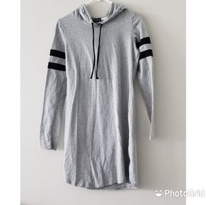 Popular Basics Gray Sweater Dress
